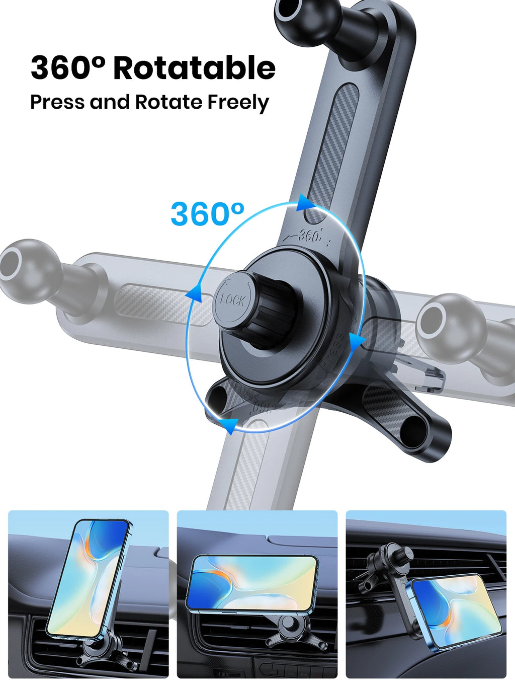 حامل الهاتف المغناطيسي للسيارة | الرحّال
