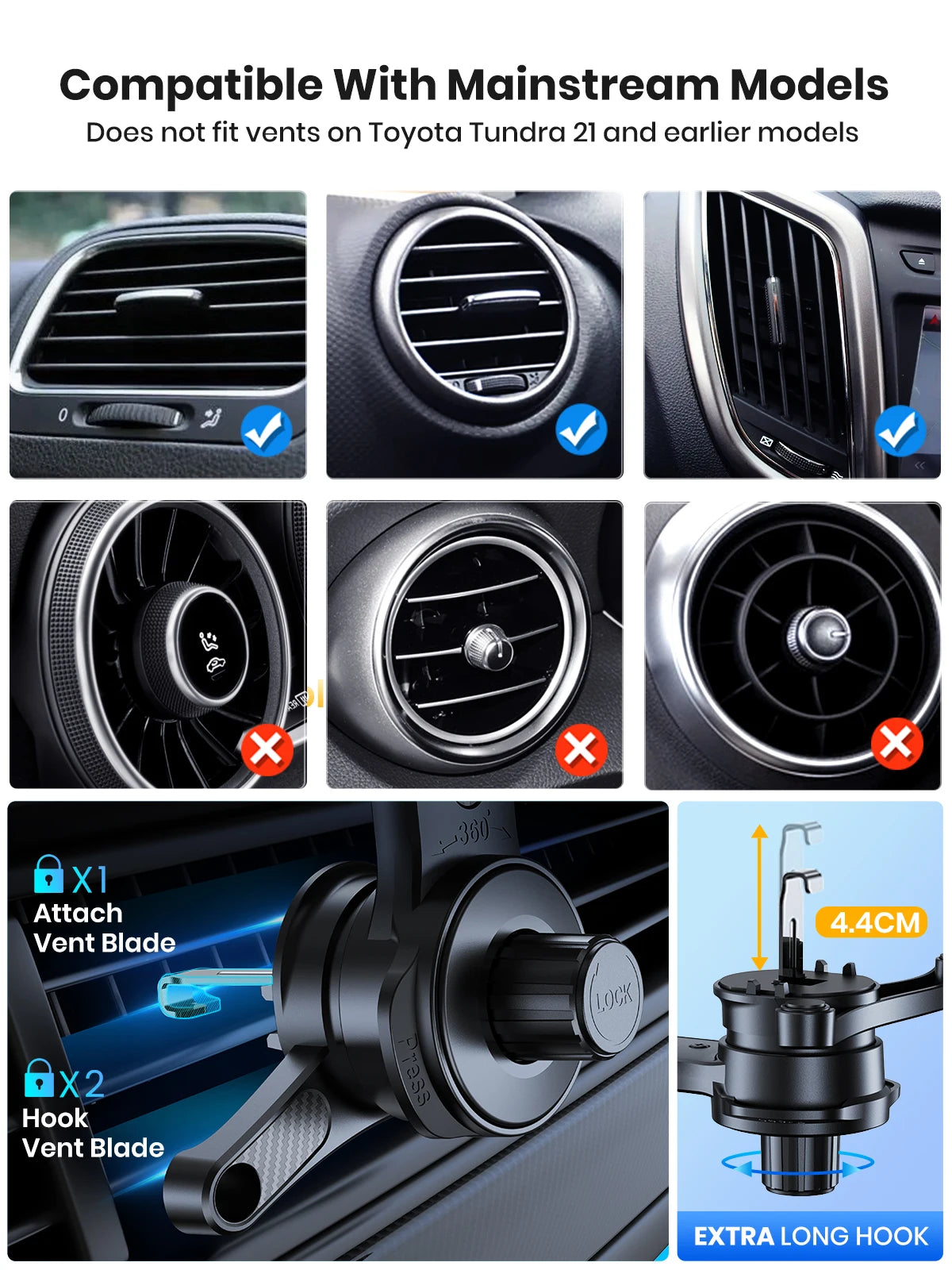 حامل الهاتف المغناطيسي للسيارة | الرحّال